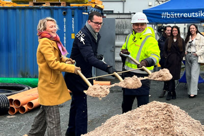 Första spadtaget för LSS-boende i Höllviken